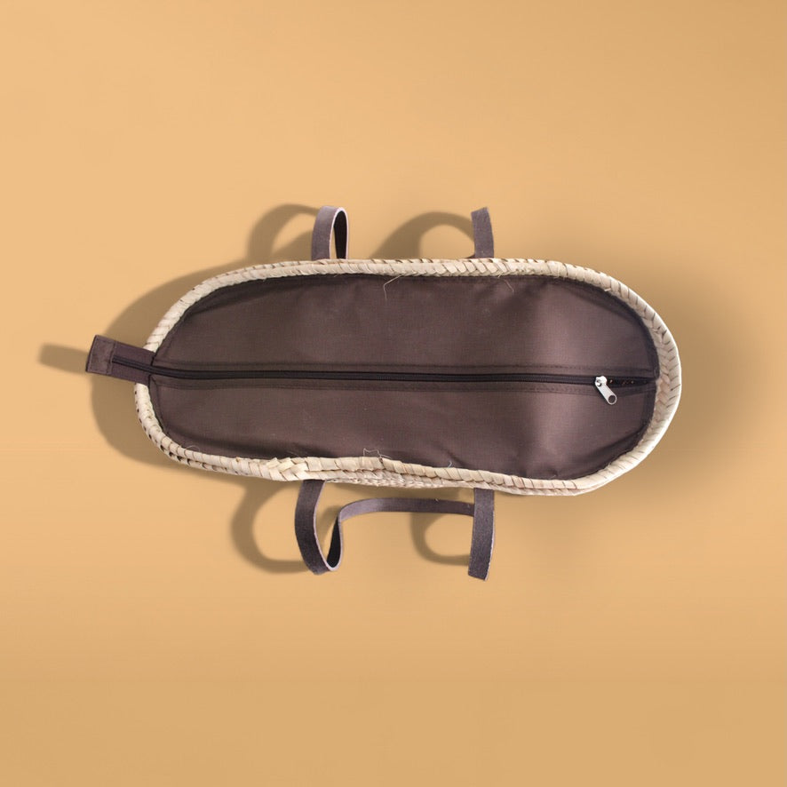 Artisanal Straw Bags "Plain Brown" Based in Barcelona