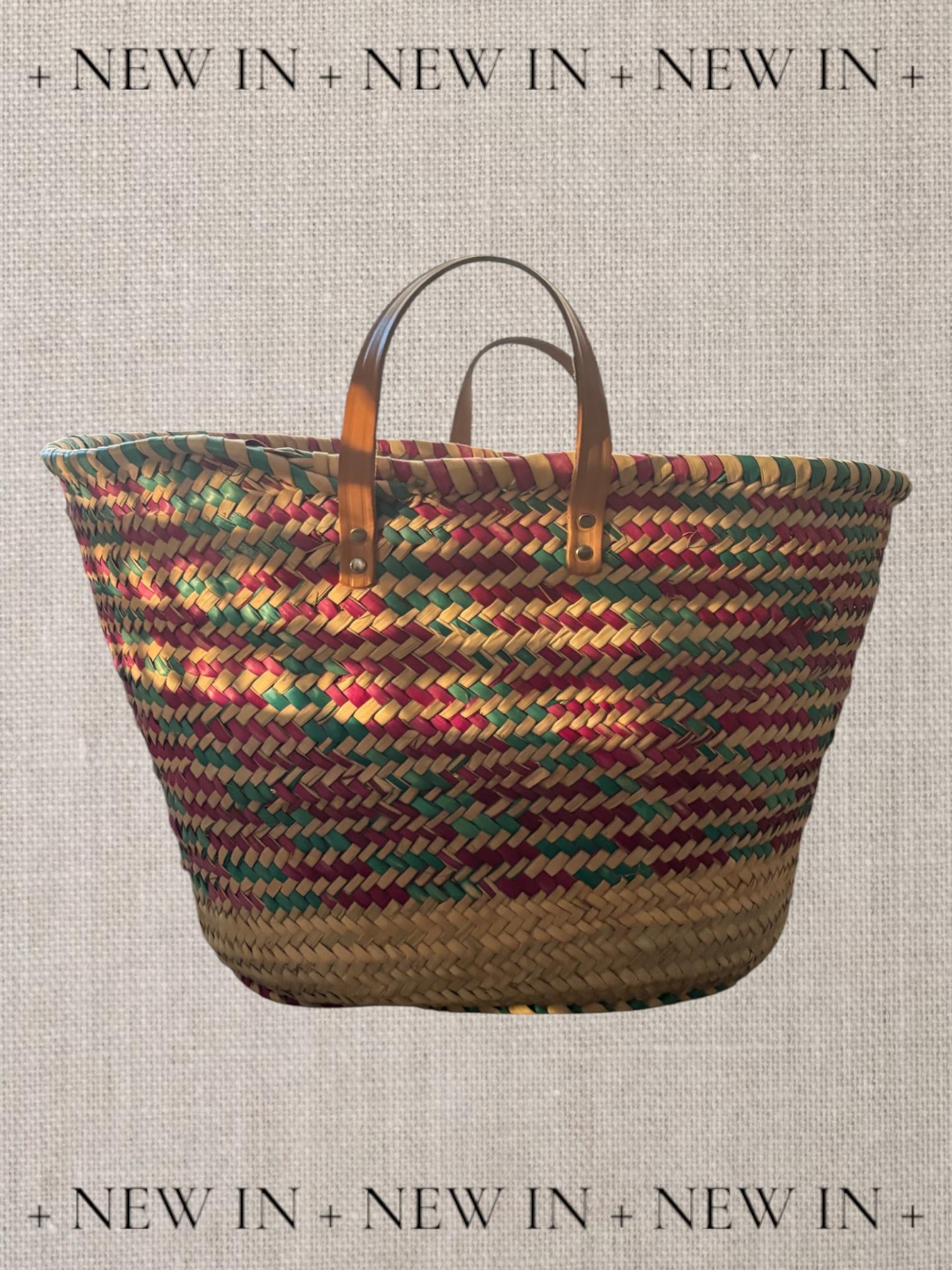 Artisan Straw Tote – Mediterranean Beach Bag, Handmade in Barcelona