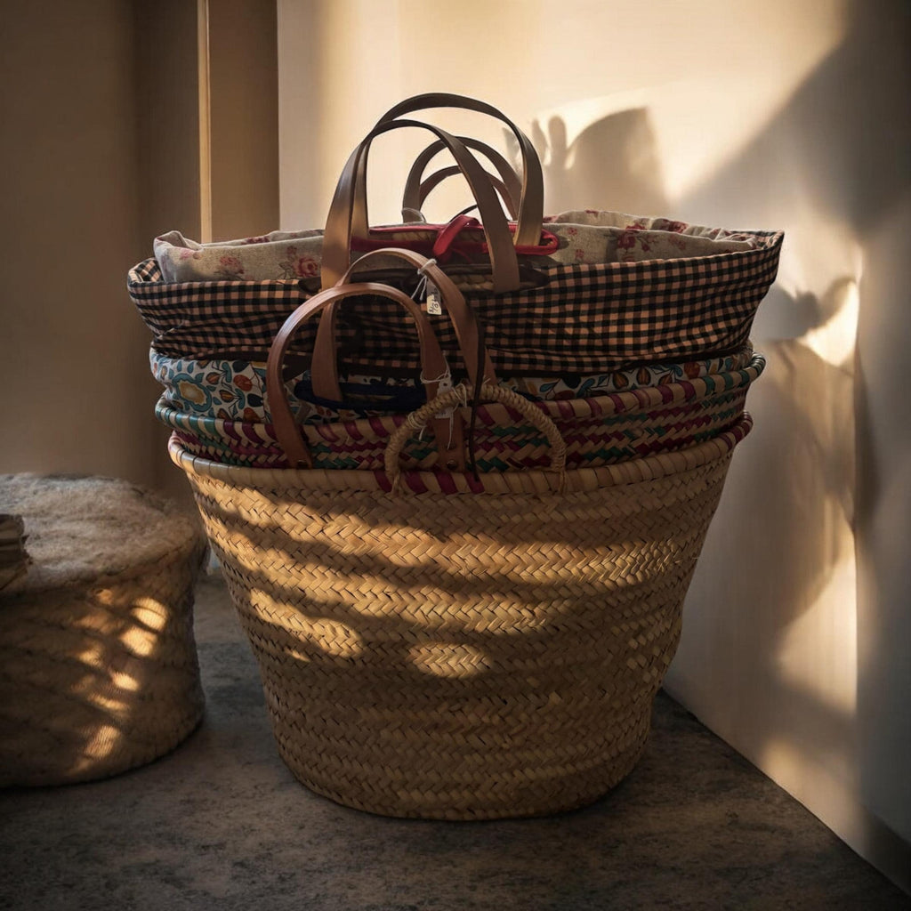 Artisan Straw Tote – Mediterranean Beach Bag, Handmade in Barcelona