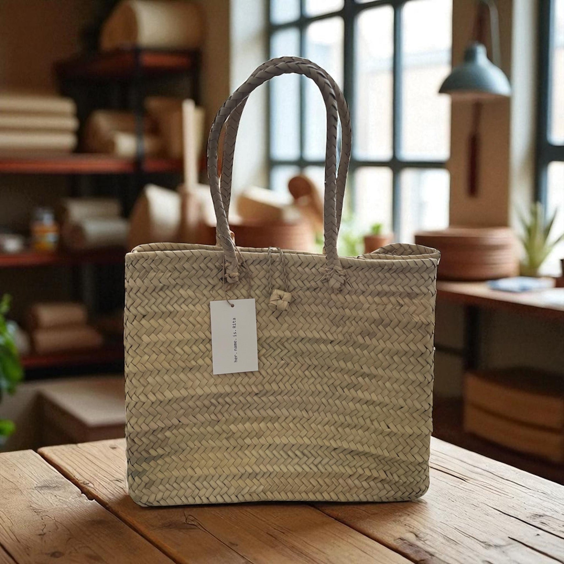Casual Straw Bags, Based in Barcelona, by her.name.is.Rita